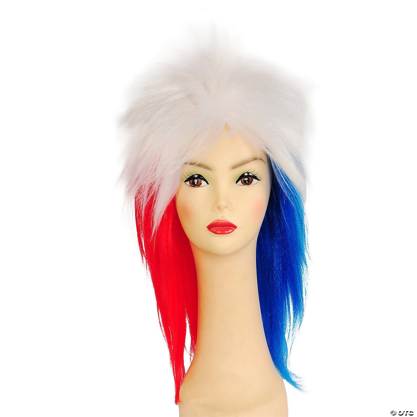 Adult Punk Fright Wig Black 1