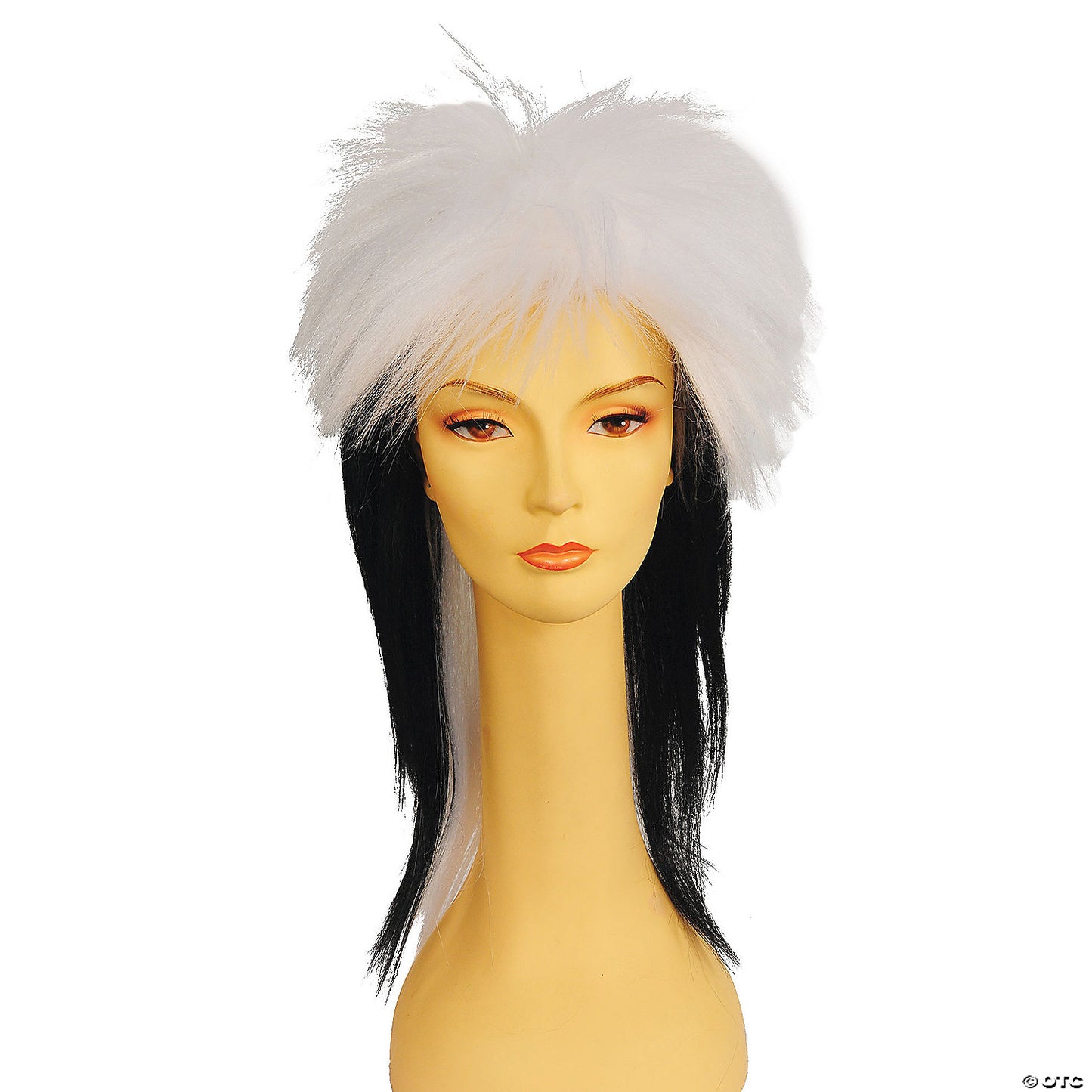 Adult Punk Fright Wig Black 1