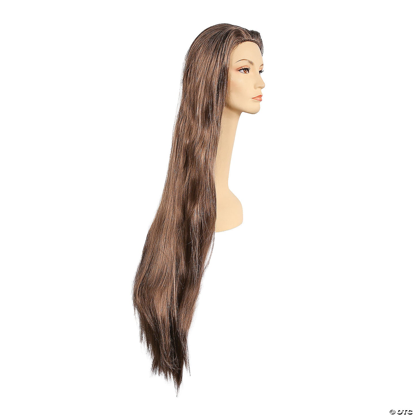 40" Long Straight 1448 Wig Med Chestnut Brown 6