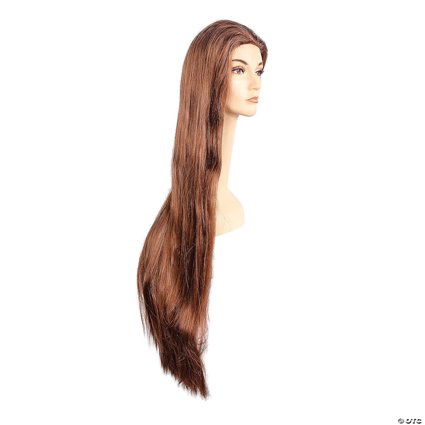 40" Long Straight 1448 Wig Med Chestnut Brown 6