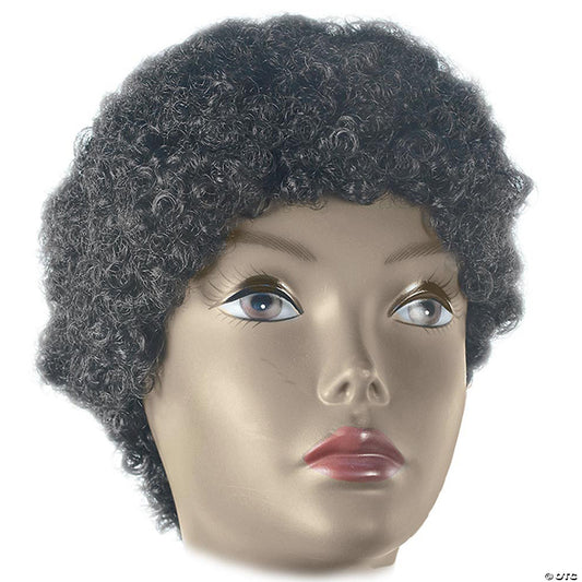 Adults Black Short Afro Wig