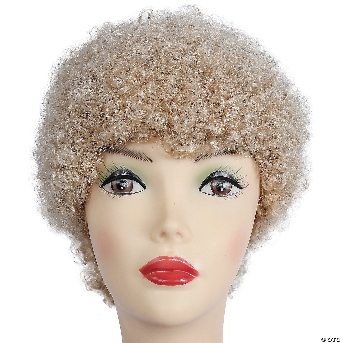 Adults Black Short Afro Wig