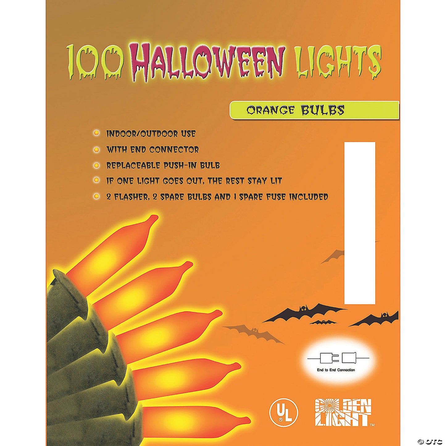 Halloween Lights Purple 100-Count