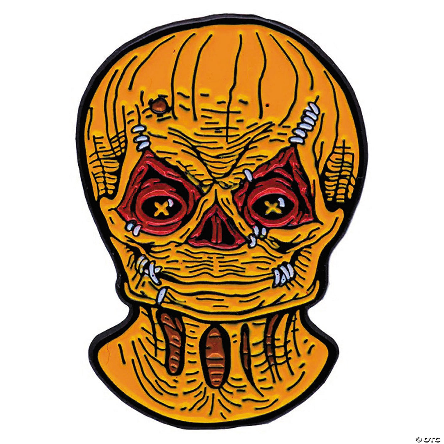 1 1/2" Trick ’r Treat Sam Unmasked Monster Face Full-color Enamel Pin