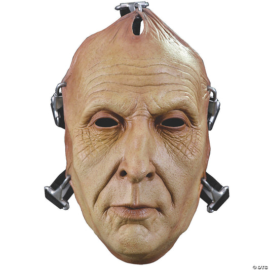 Saw™ Jigsaw Death Latex Face Mask With Elastic Band & Metal Hooks