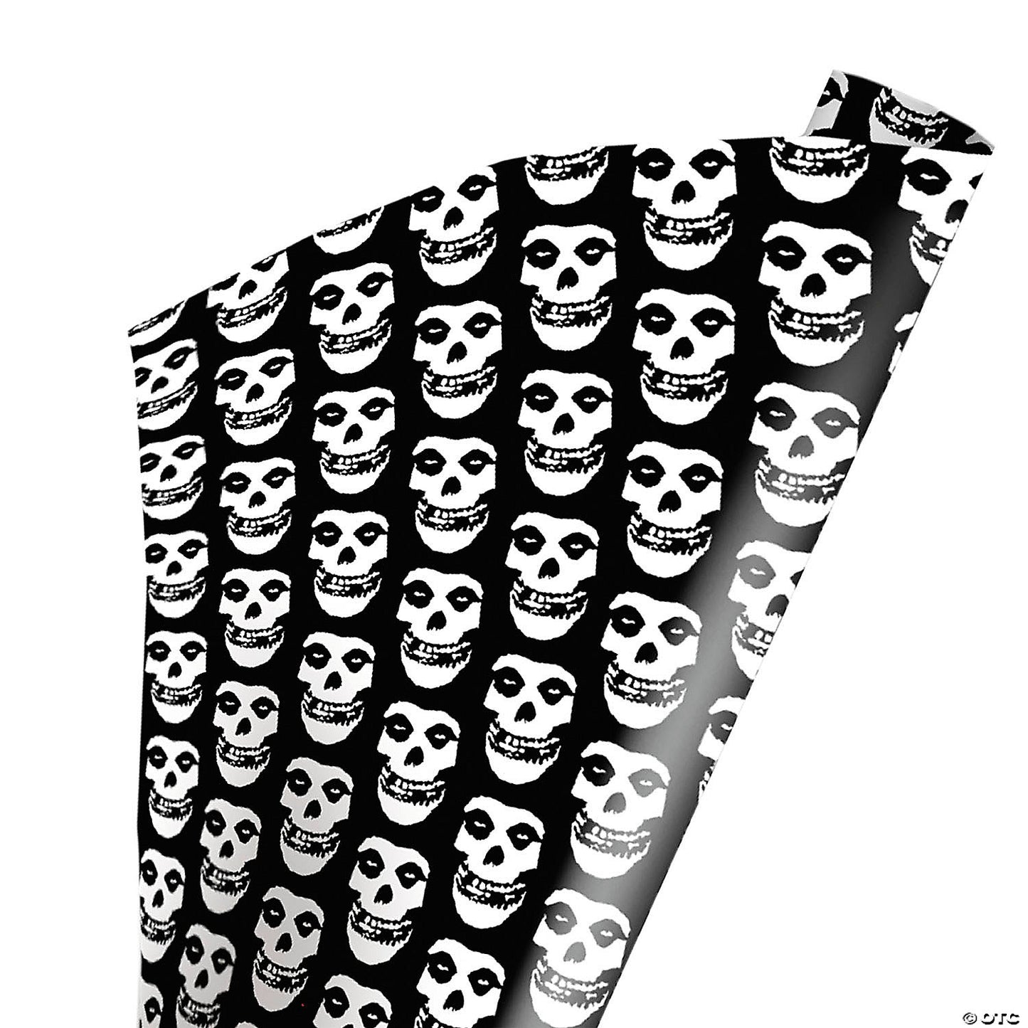 96" X 30" Wrapped In Terror Misfits Skull Wrapping Paper