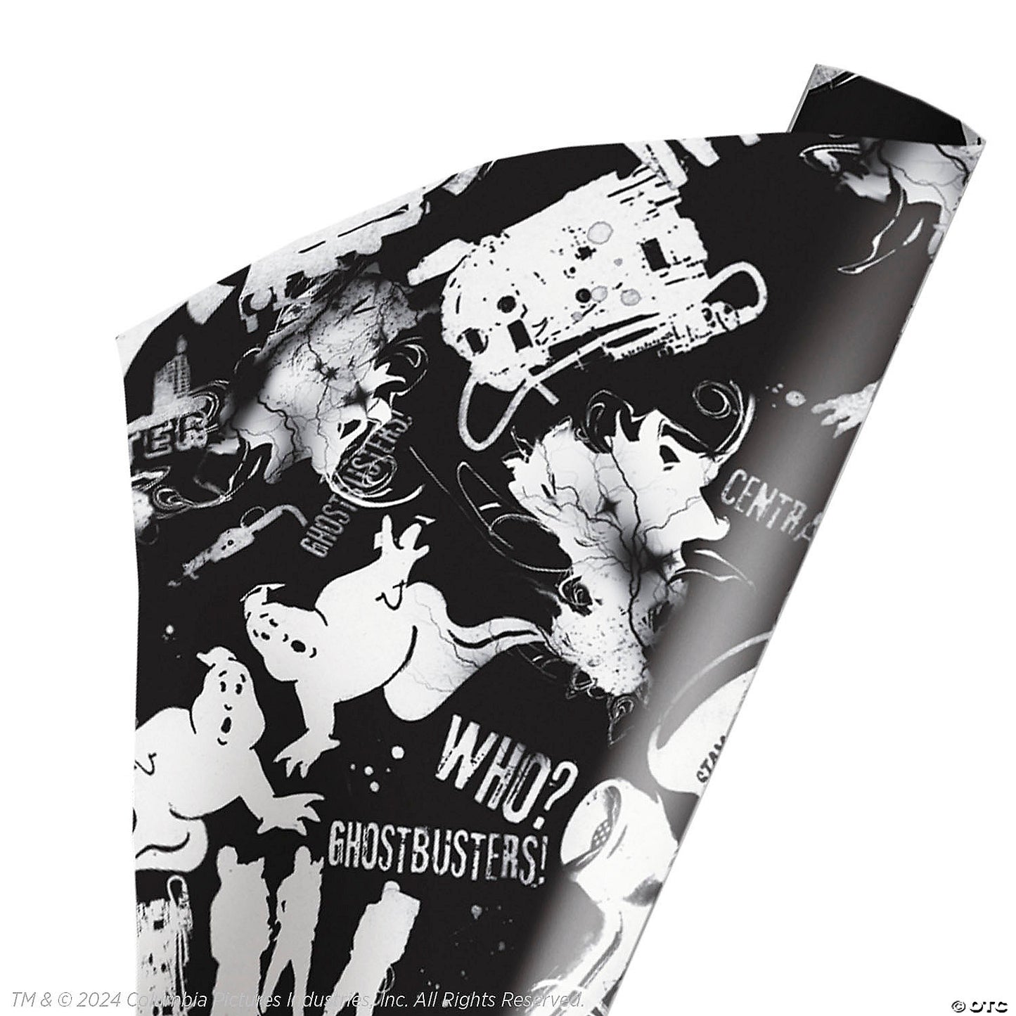 Ghostbuster - Black & White Wrap Paper