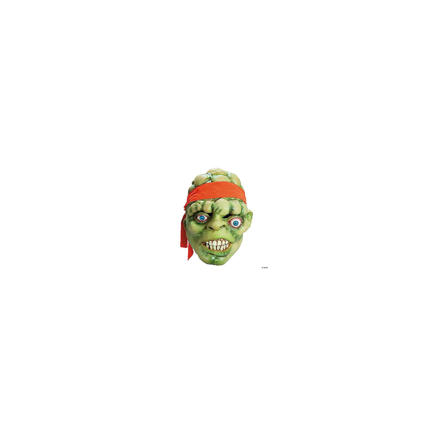 Adults Toxic Crusaders™ Glow-in-the-dark Toxie Vinyl Overhead Mask - One Size