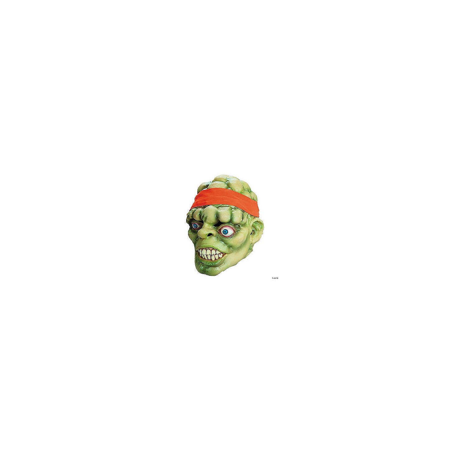 Adults Toxic Crusaders™ Glow-in-the-dark Toxie Vinyl Overhead Mask - One Size