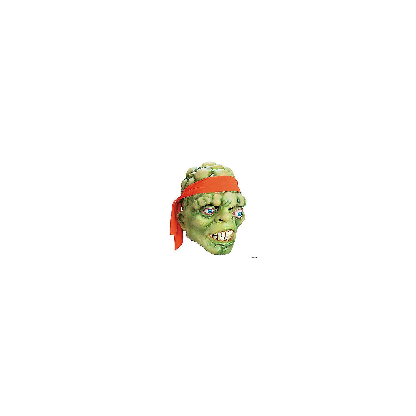 Adults Toxic Crusaders™ Glow-in-the-dark Toxie Vinyl Overhead Mask - One Size