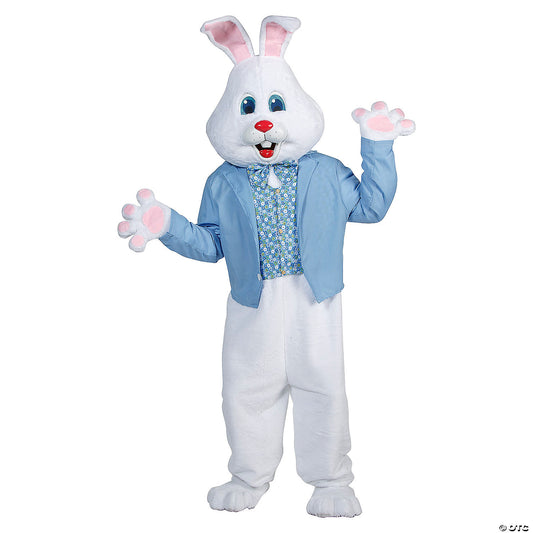 Adlt Easter Bunny Faux Blue Vest