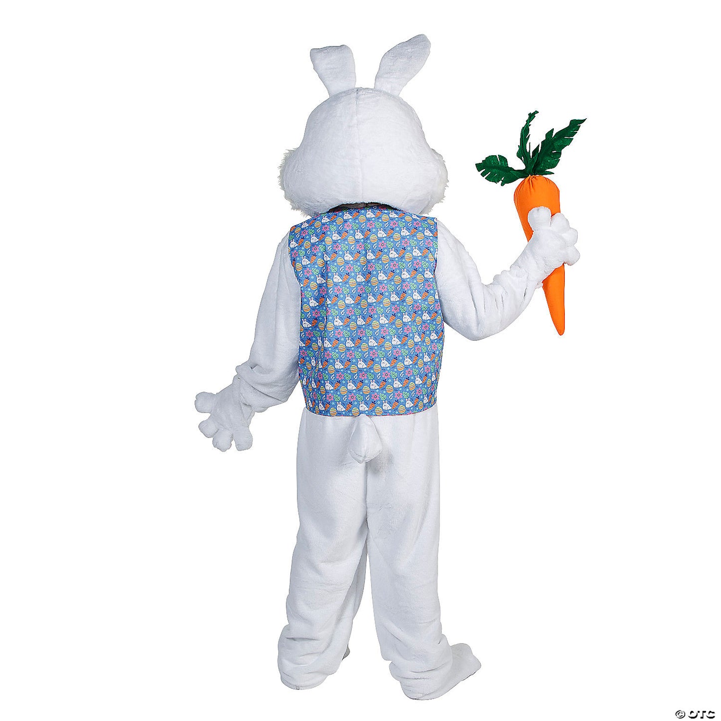 Adlt Bunny Costume Dlx W/ Blue/pnk Vest