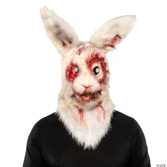 Adults Bloody Rabbit Full Head Covering Halloween Mask – One Size