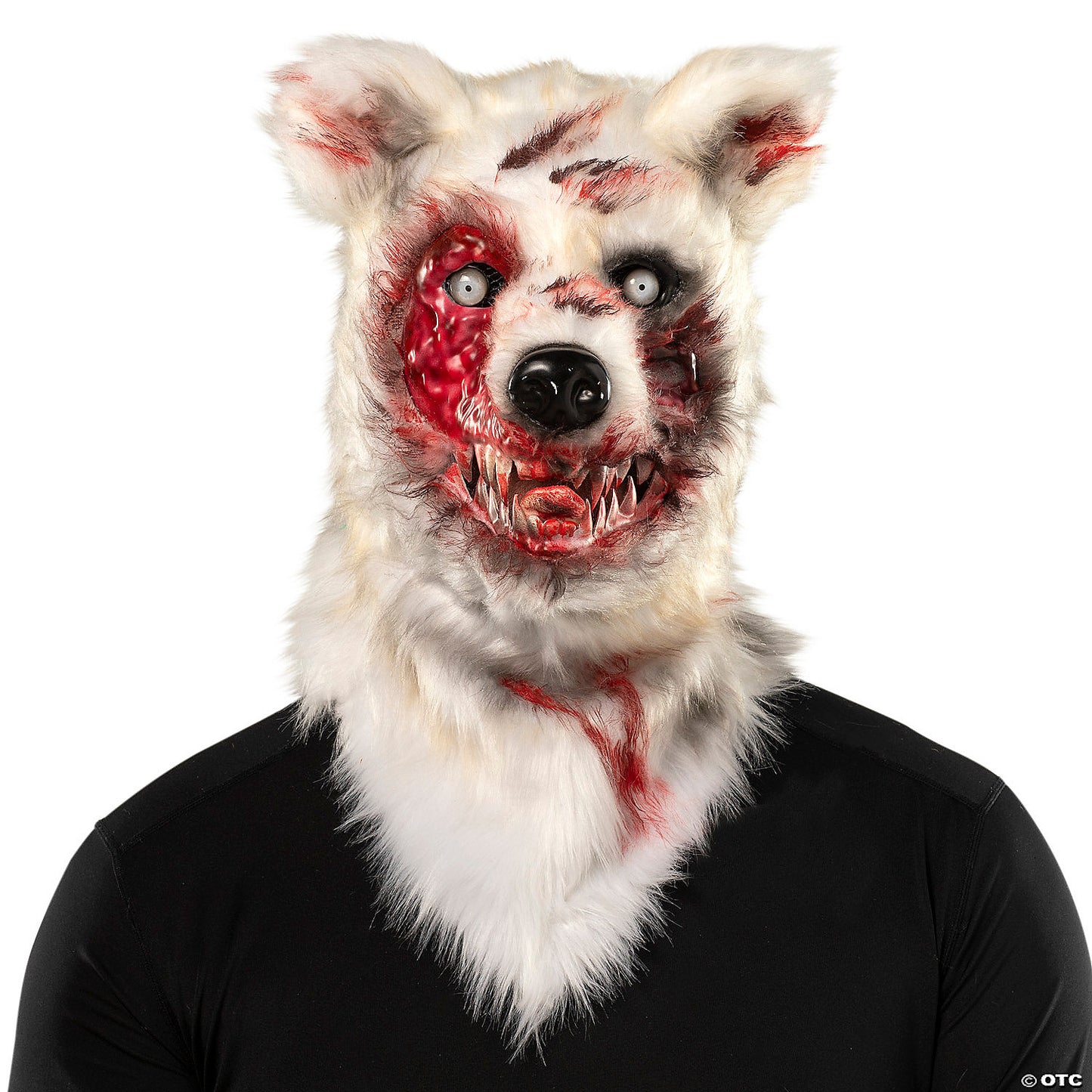 Adults Bloody Bear Full Head Covering Halloween Mask – One Size