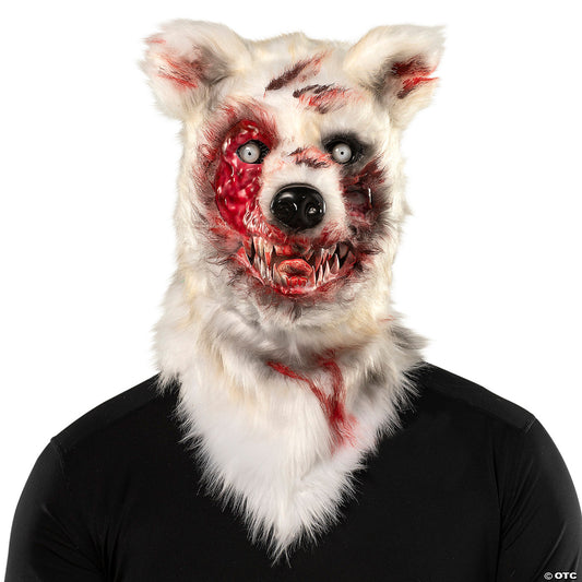 Adults Bloody Bear Full Head Covering Halloween Mask – One Size