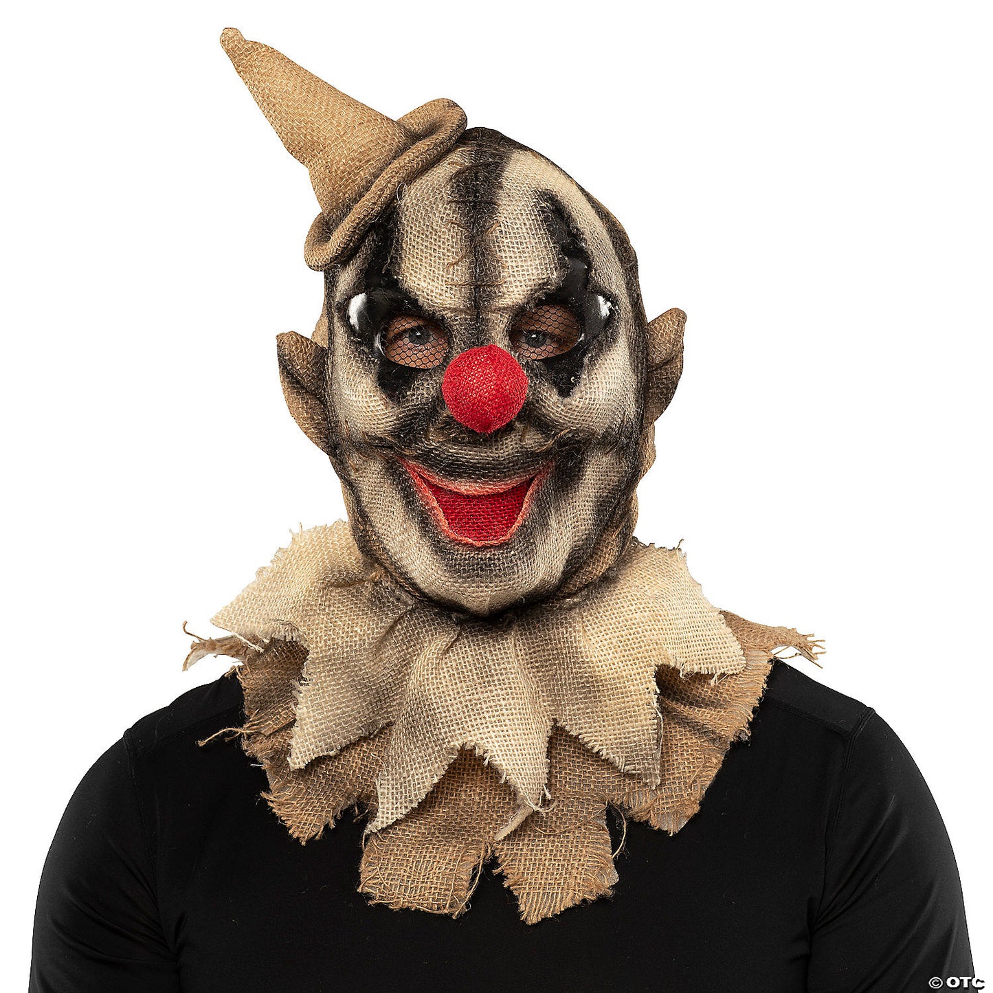 Adults Scarecrow Clown Full Head Covering Halloween Mask – One Size