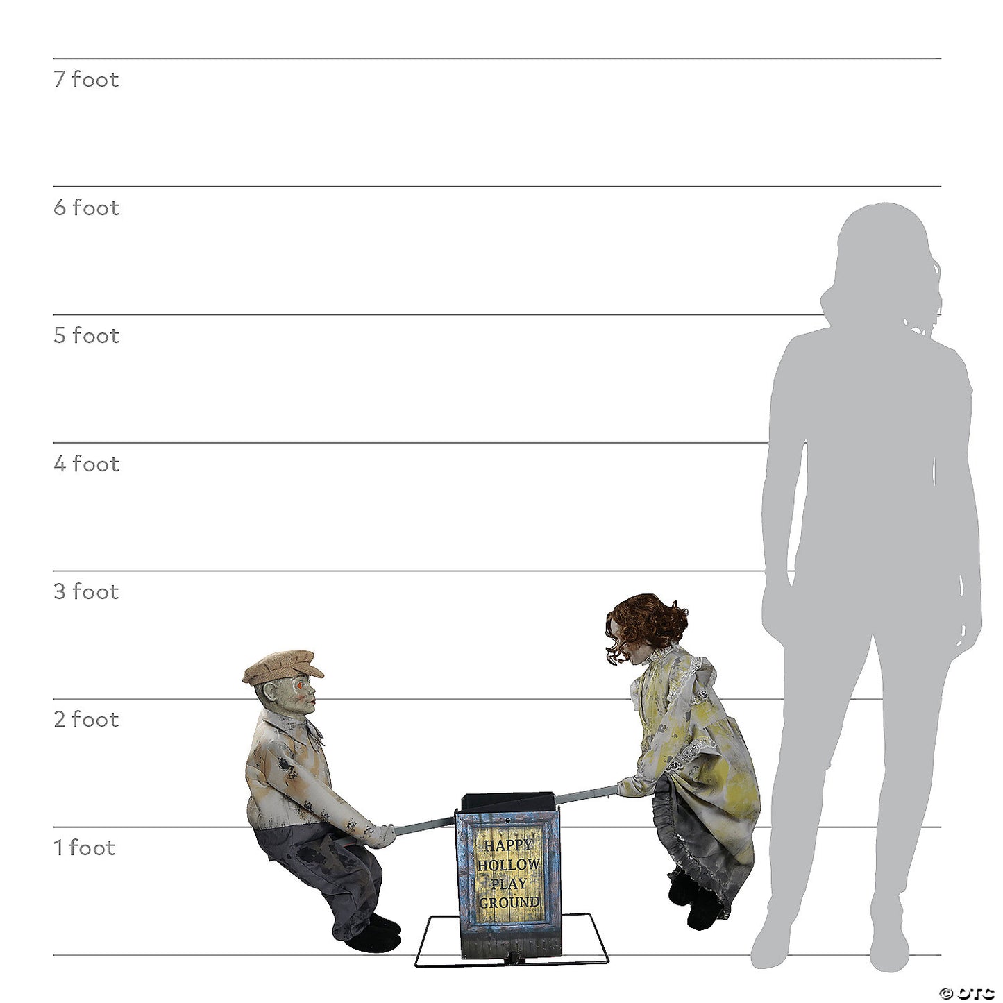 See Saw Dolls Animated Prop