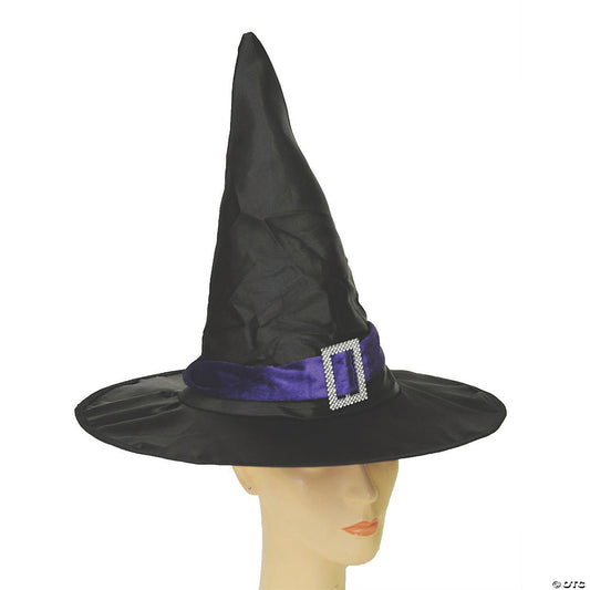 Elegant Witch Hat Black Purple