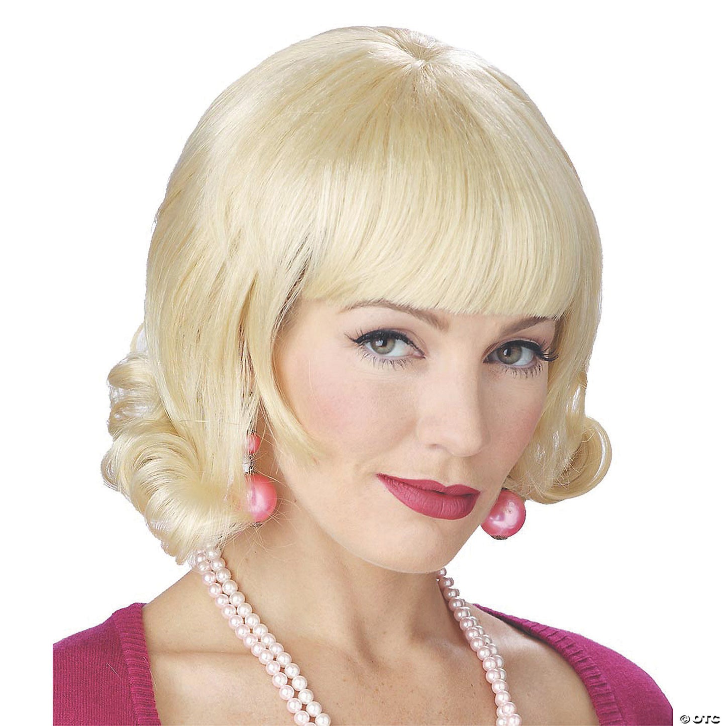 Adults Blonde Flip Wig