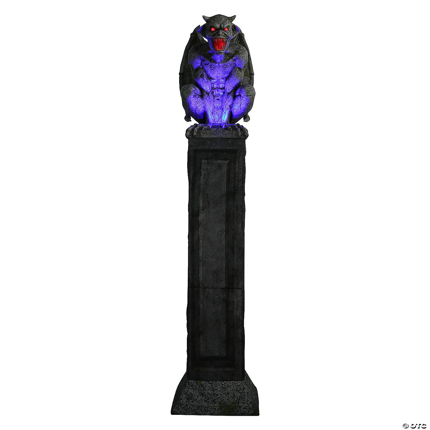 Oversized Gargoyle Pillar