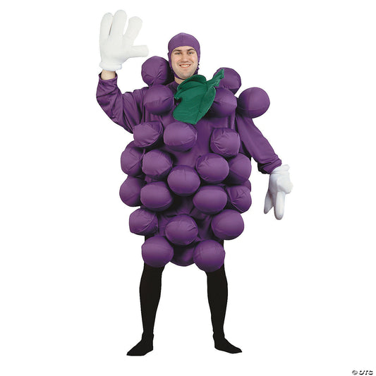 Adults Purple Grapes Costume - Standard