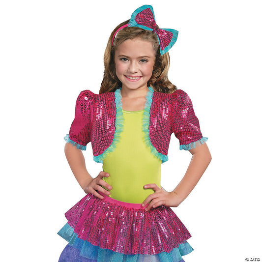 Girl’s Turquoise Dance Craze Bolero Costume - Small/Medium