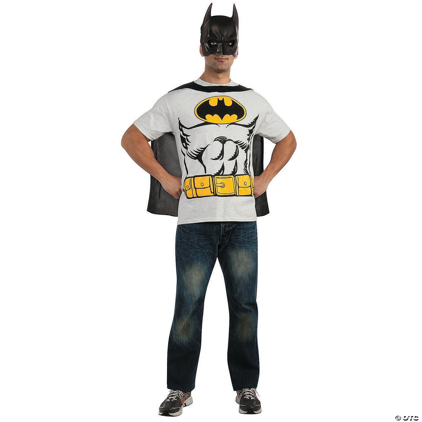 Men's Batman™ T-shirt Costume -Medium