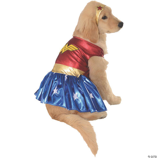 Wonder Woman Dog Costume - Small