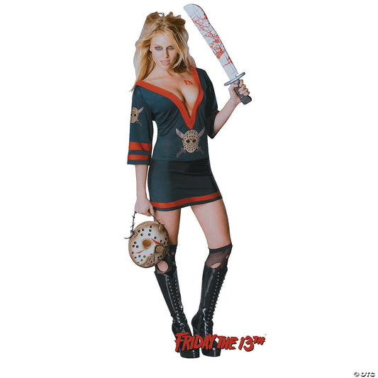 Women’s Miss Sexy Friday the 13th Voorhees Costume - Small