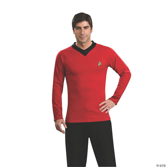 Men's Red Classic Uniform Star Trek™ Costume - Medium