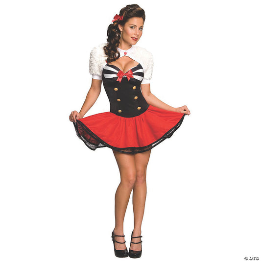 Women’s Naval Pin-Up Costume - Extra Small