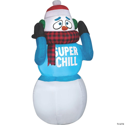 Airblown Shivering Snowman