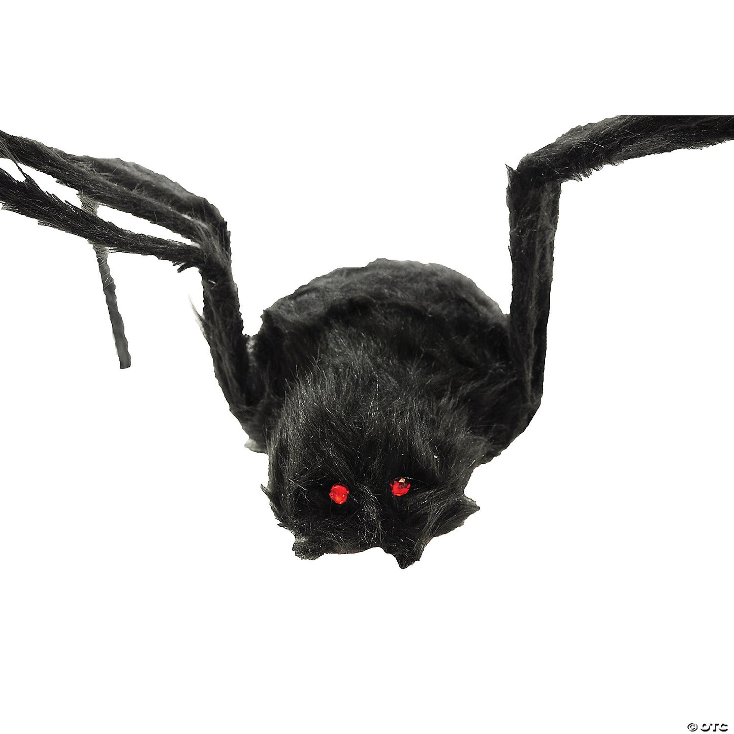 Spider Black Furry 80 Inches