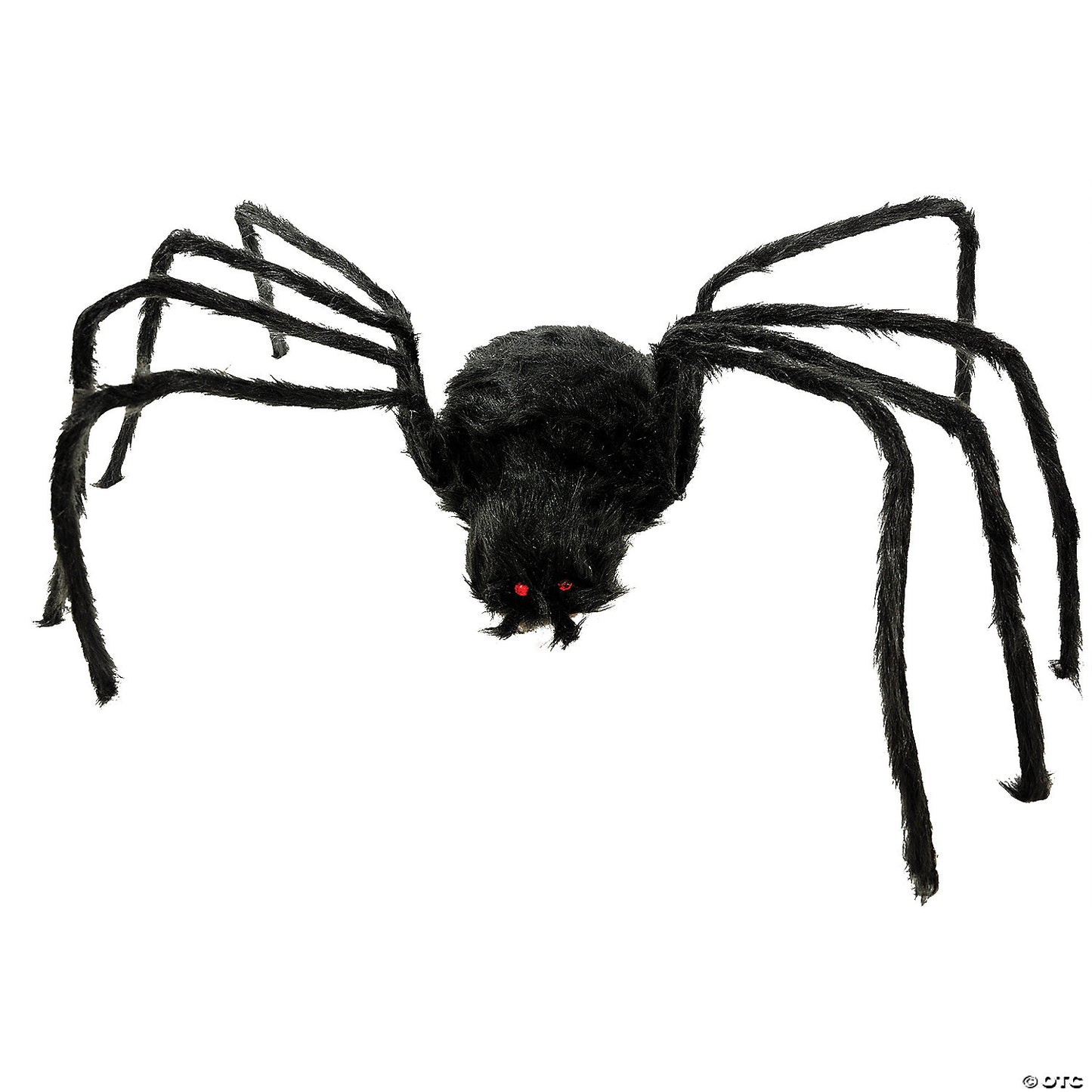 Spider Black Furry 80 Inches