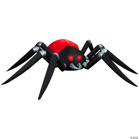 14 Ft. 6" Airblown® Blowup Inflatable Giant Black & Red Spider With Fire & Ice™ Projection Halloween Outdoor Yard Decoration