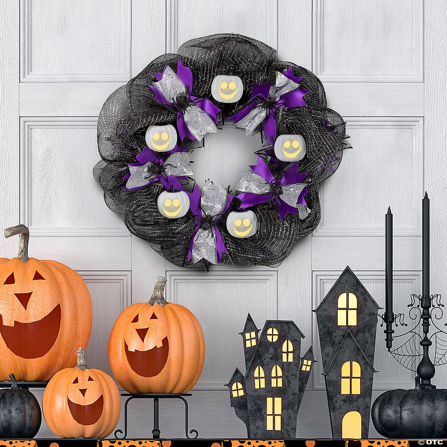 Decor Jack Skellington Wreath-22"