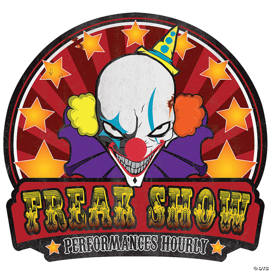 Freak Show Metal Sign