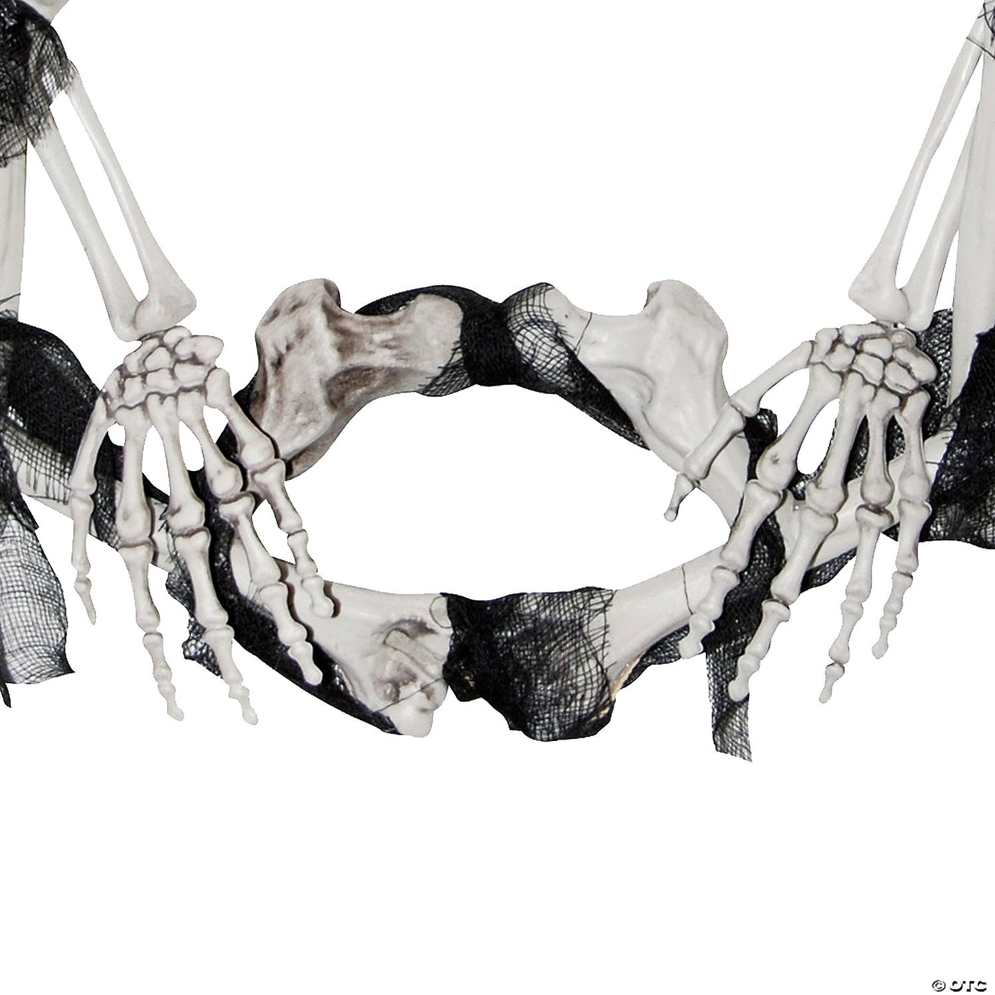 Light Up Skeleton Wreath