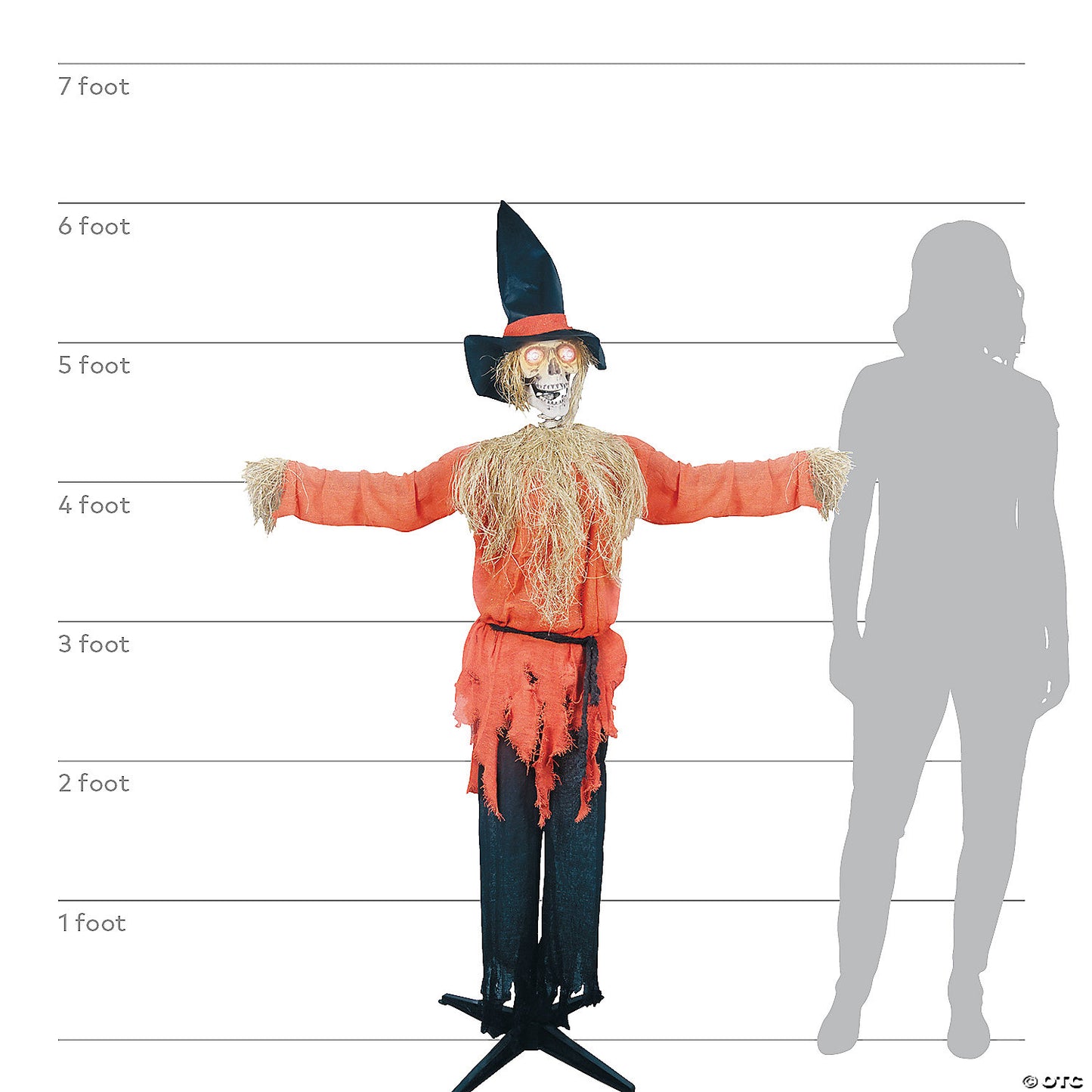 Standing Scarecrow W Moving He