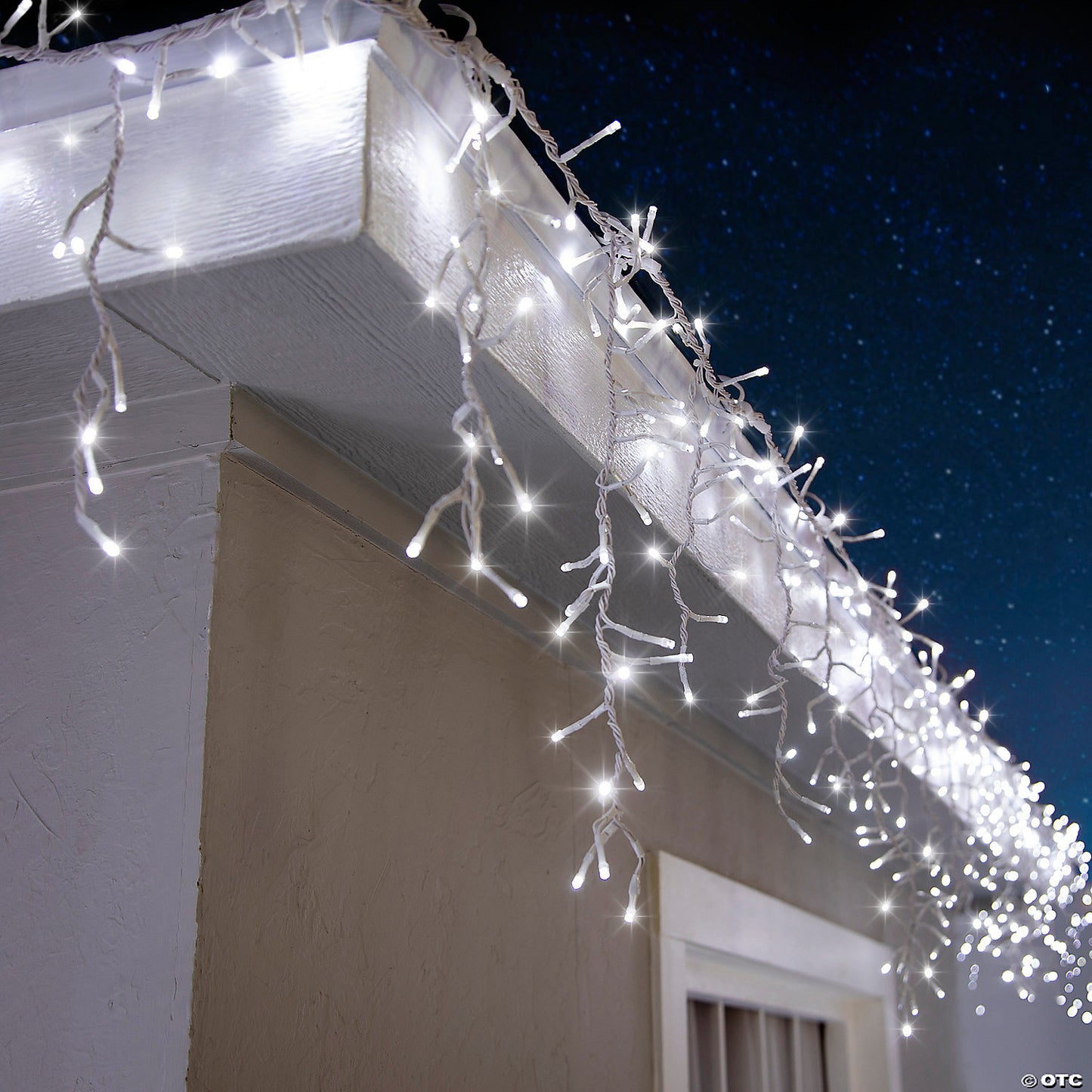 10 Ft. Lightshow® Strands Of Magic™ Tangle-free Cool White Led Light Icicle String Christmas Outdoor Yard Decoration