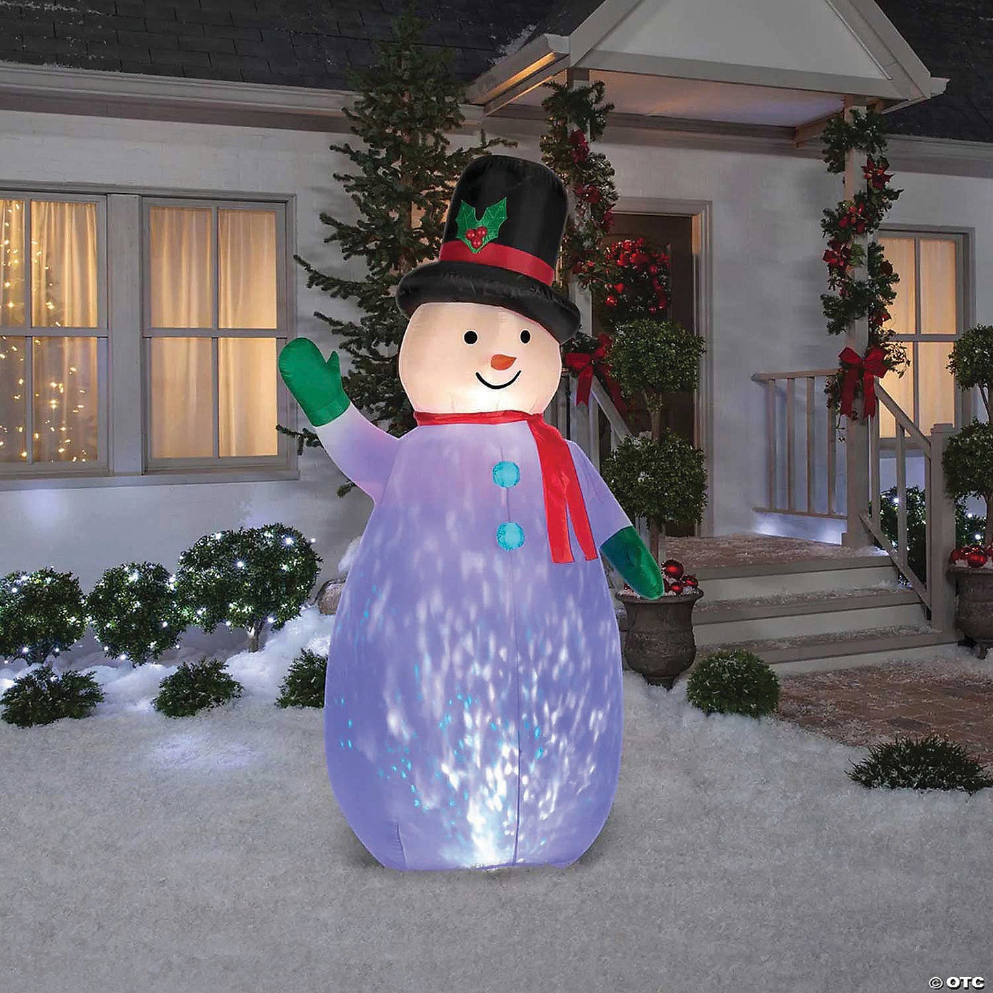 Airblown Projection Snowman