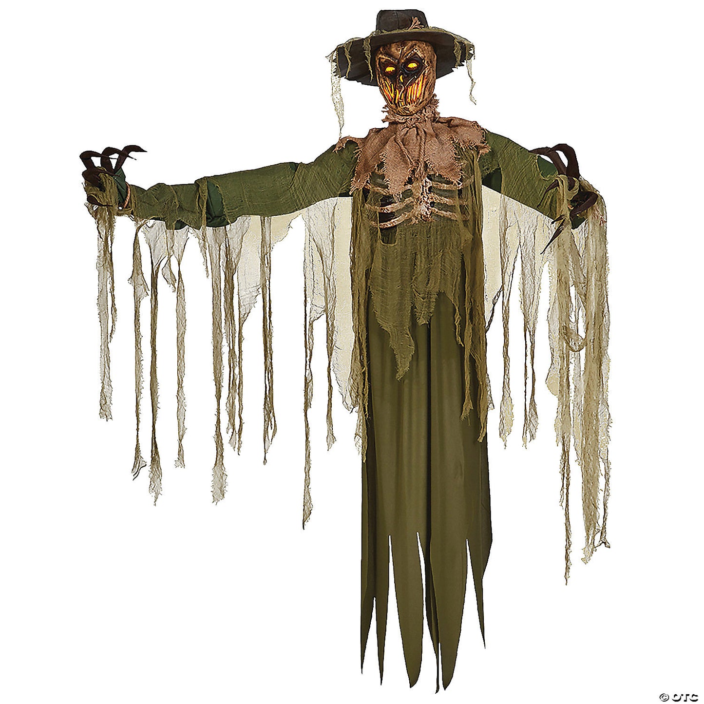 6 Ft. Animated Inferno Scarecrow Halloween Decoration