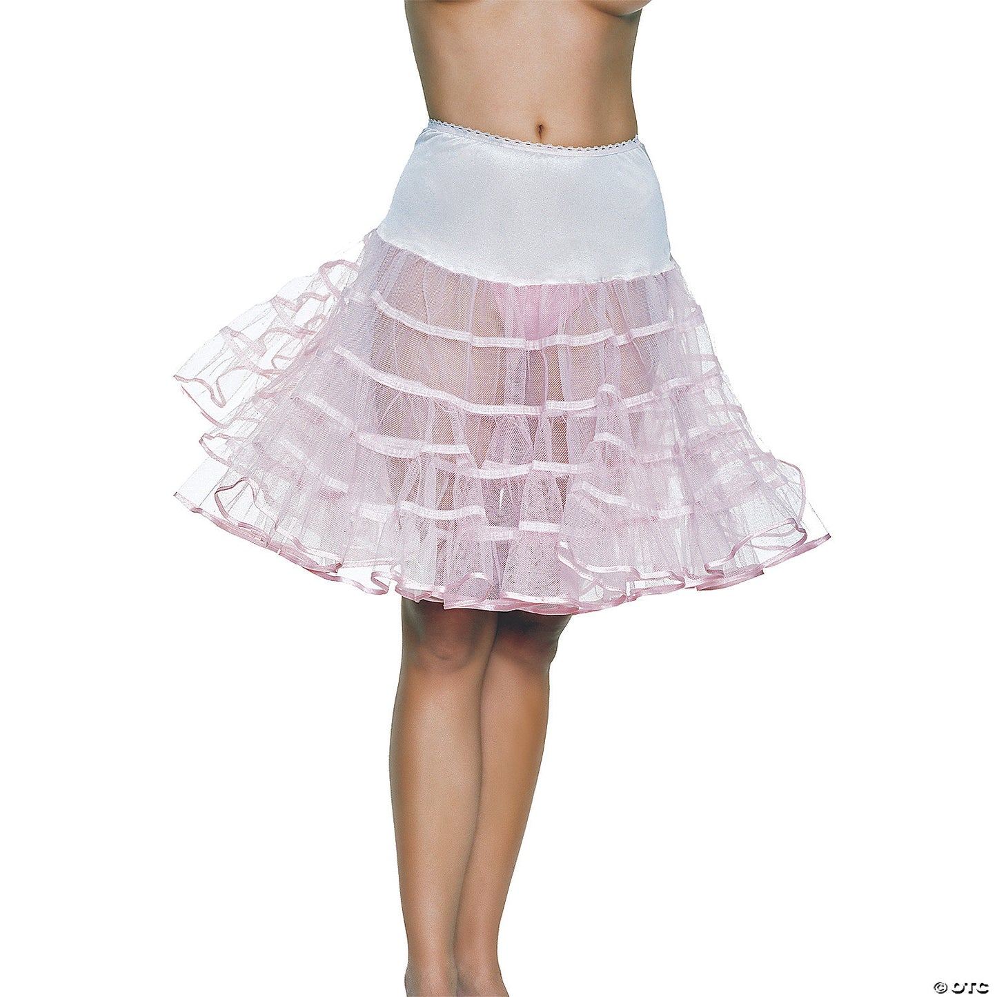 Knee-Length Petticoat-White