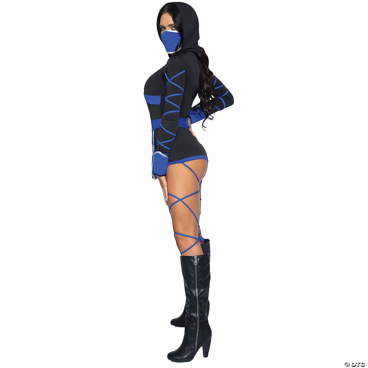 Adult Ninja 3PC Black/Blue-Xlarge