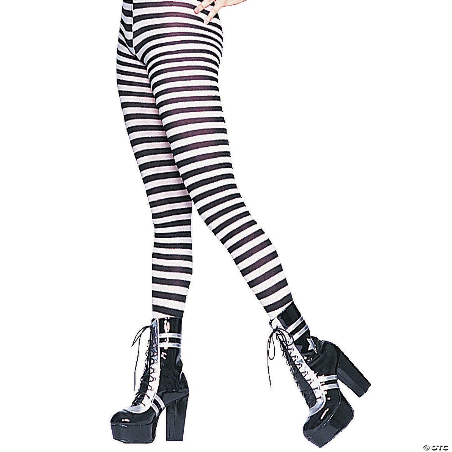 Women's Nylon Striped Tights