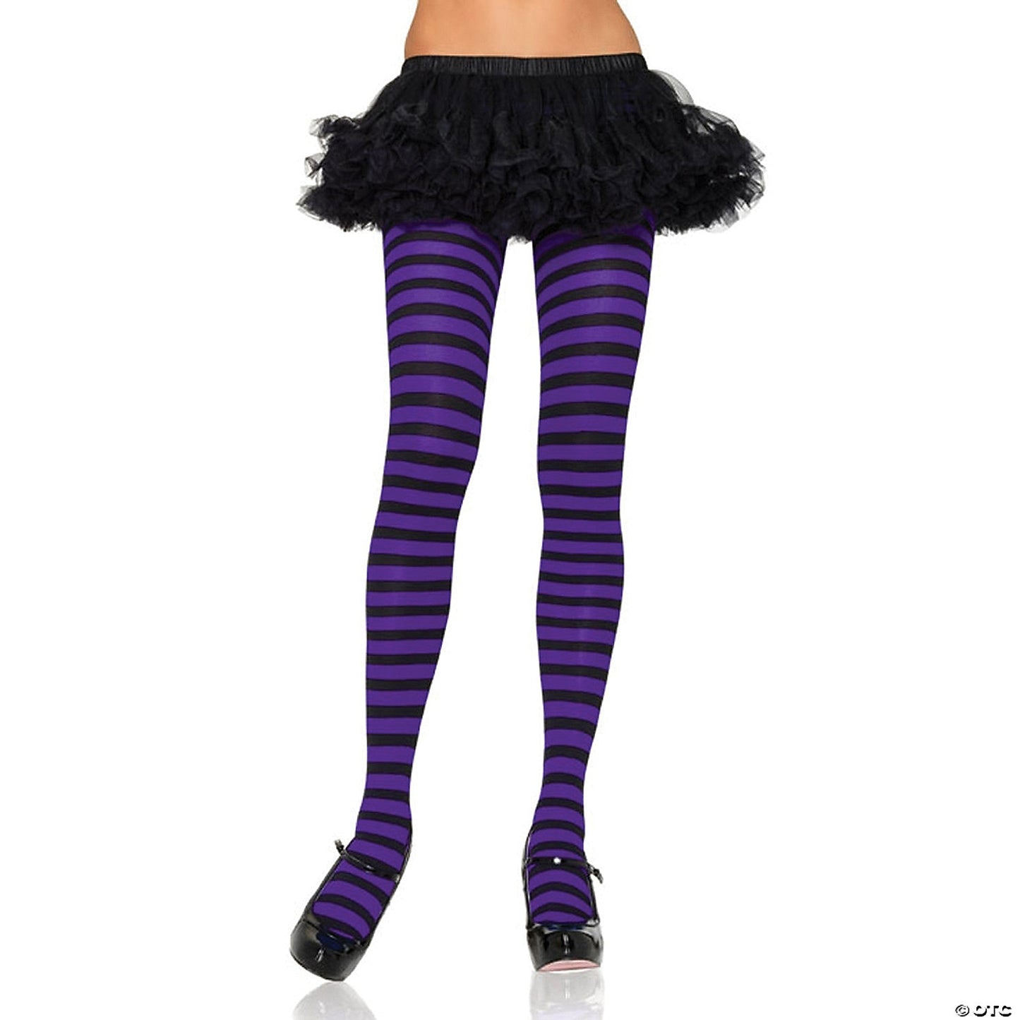 Women's Nylon Striped Tights