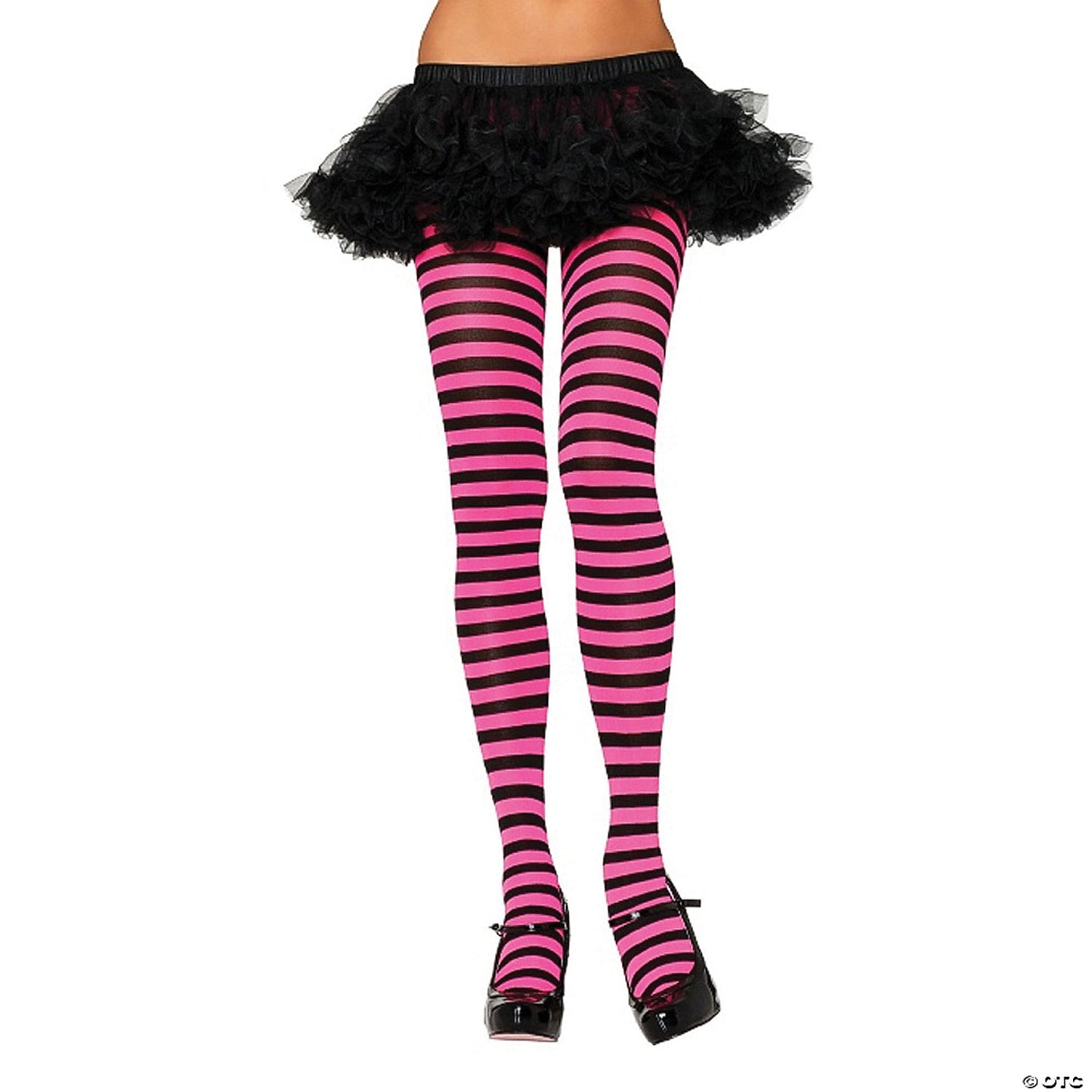 Women's Nylon Striped Tights