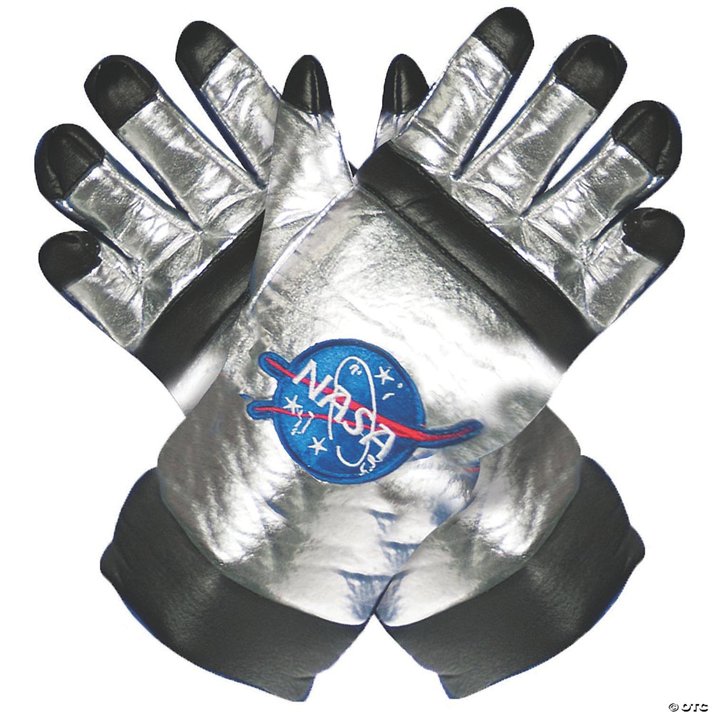 Kids Silver Astronaut Gloves