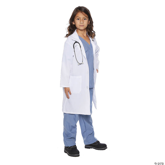 Kids Doctor Scrubs with Lab Coat Costume