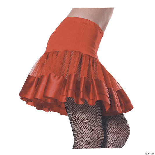 Women's Red Ribbon Petticoat